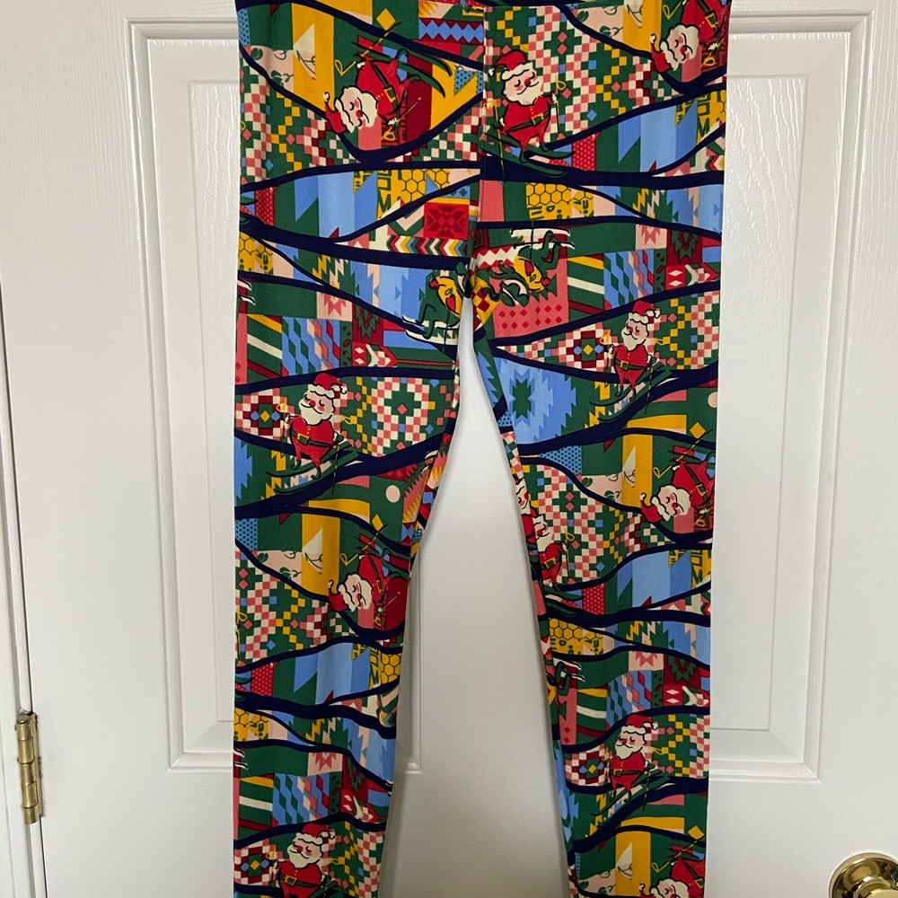 LULAROE Santa leggings
